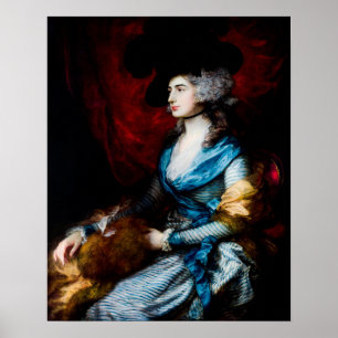 Mrs Siddons by Thomas Gainsborough Poster