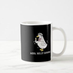 Mrs silly bride goose couple matching wedding coffee mug