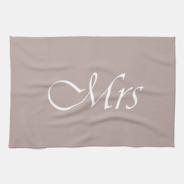 Mrs Tea Towel (Horizontal)