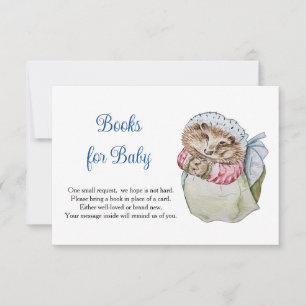 Mrs. Tiggy Winkle Books For Baby RSVP Card