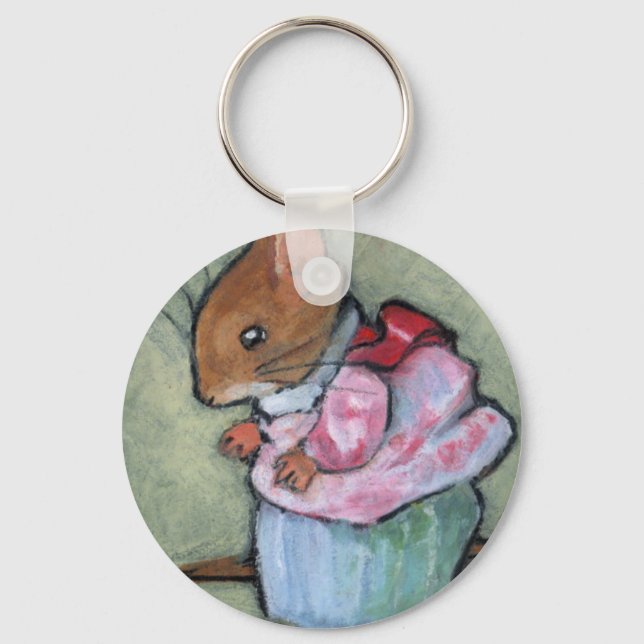 MRS TITTLEMOUSE #2  After B. Potter Key Ring (Front)