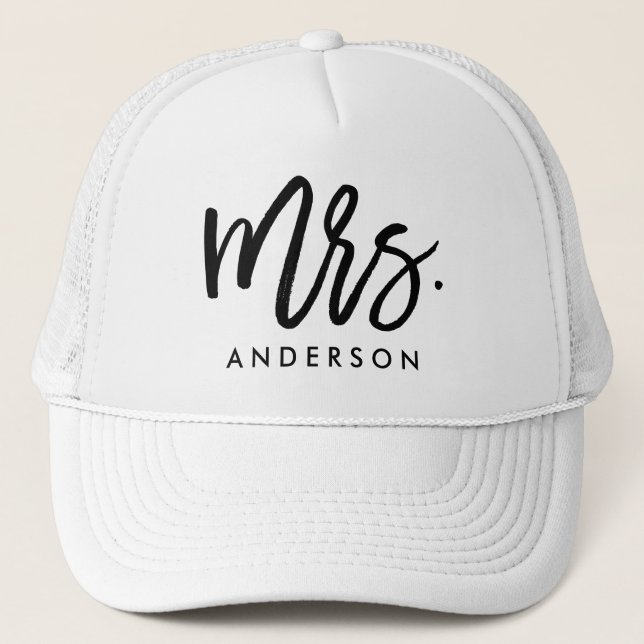 Mrs. Wedding Trucker Hat (Front)