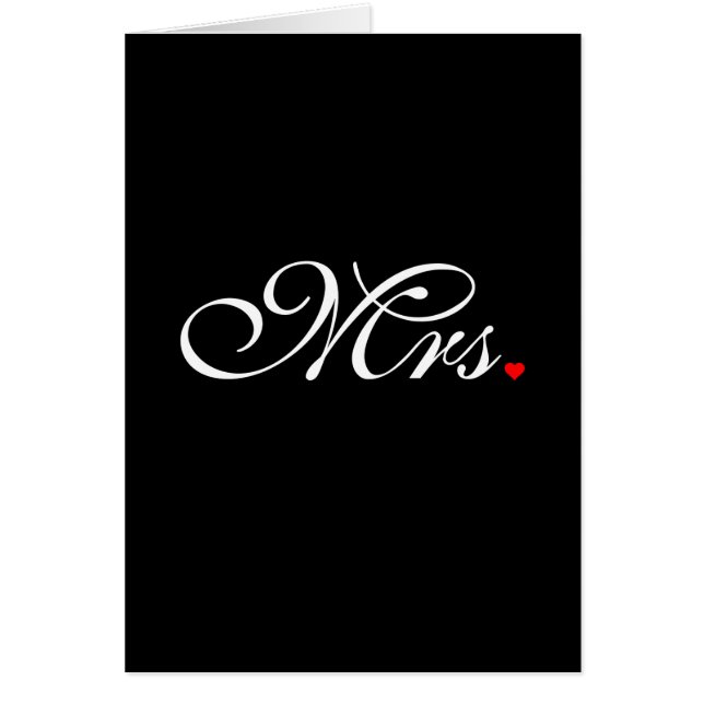 Mrs. Wife Bride His Hers Newly Weds (Front)