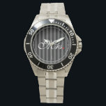 Mrs. Wife Bride His Hers Newly Weds Watch<br><div class="desc">A classic monogram for Mr. and Mrs. for newly weds established couples mum dad girlfriend or boyfriend. A perfect last minute gift idea. Mr. and Mrs. Husband Wife His Hers Newly Weds on a custom gift to wear or to share. Use the "Ask this Designer" link to contact us with...</div>