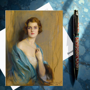 Mrs. William Burden,  Postcard