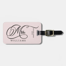 Mrs. Year Established Newlyweds Calligraphy