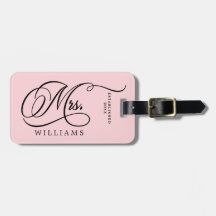 Mrs. Year Established Newlyweds Calligraphy