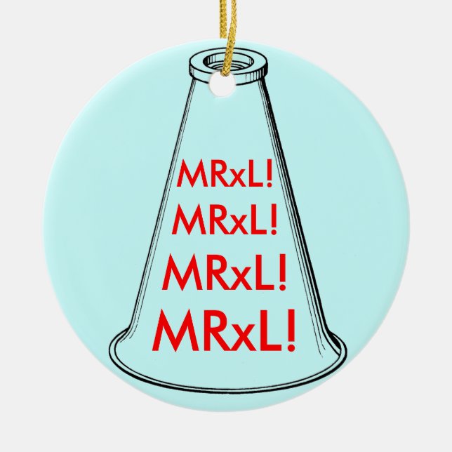 MRxL! Ceramic Tree Decoration (Front)