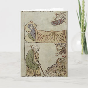 Ms 108 fol.168 The Nativity, from a Bible Holiday Card