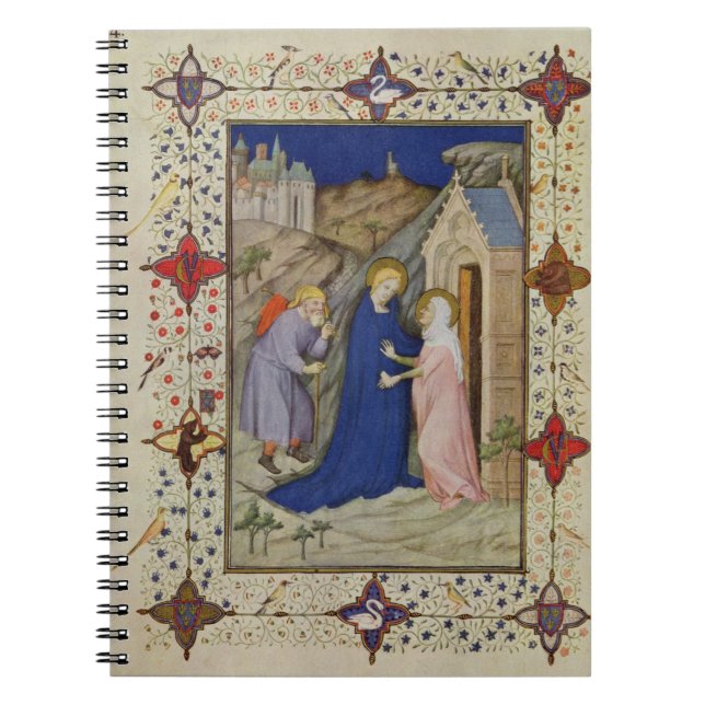 MS 11060-11061 Hours of Notre Dame: Laudes, The Vi Spiral Notebook (Front)