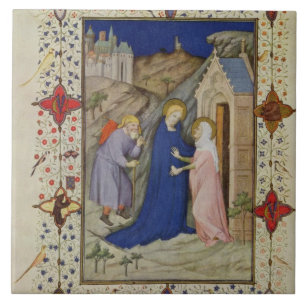 MS 11060-11061 Hours of Notre Dame: Laudes, The Vi Tile