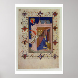 MS 11060-11061 Hours of Notre Dame: Matins, The An Poster