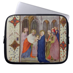 MS 11060-11061 Hours of Notre Dame: None, The Pres Laptop Sleeve