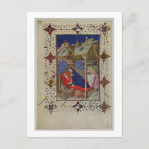 MS 11060-11061 Hours of Notre Dame: Prime, The Bir Postcard