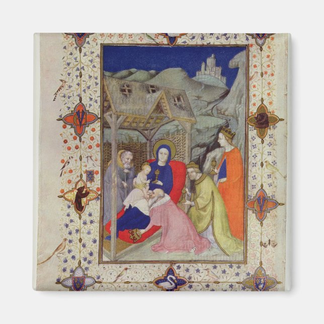 MS 11060-11061 Hours of Notre Dame: Sexte, Adorati Magnet (Front)