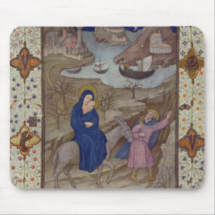 MS 11060-11061 Hours of Notre Dame: Vespers, The F Mouse Pad