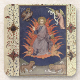 MS 11060-11061 Psalms of Penitence: Christ in Maje Coaster