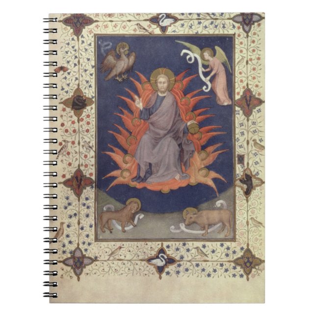 MS 11060-11061 Psalms of Penitence: Christ in Maje Spiral Notebook (Front)