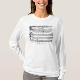 Ms.1548 Ouverture of the opera 'Don Giovanni' T-Shirt