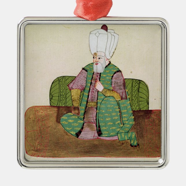 Ms 1971 Sultan Suleyman I Metal Tree Decoration (Front)