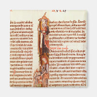 Ms 21 fol.97 Ruth and Boaz, from a Bible