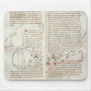 Ms 235 f.32 & 33 Geometry, from a 'Traite d'Astron Mouse Pad