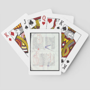 Ms 237 f.47-48 Musical intervals from Boetius's Mu Playing Cards