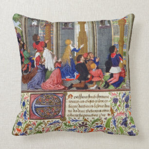 Ms 2617 Arcitas praying to Mars, Palemon praying t Cushion