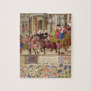 Ms 2617 Theseus makes a triumphal entry into Athen Jigsaw Puzzle