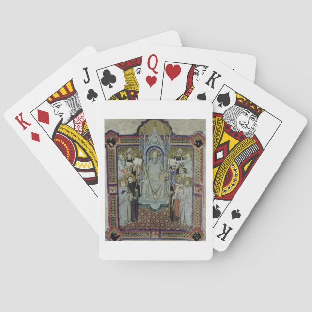 Ms 501 St. Benedict (vellum) Playing Cards (Back)