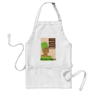 Ms. Africa Apron-Green Standard Apron