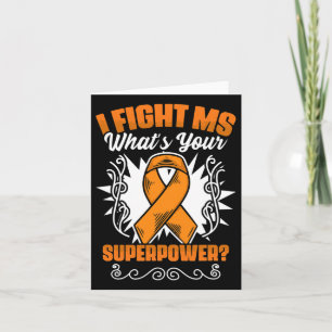 Ms Awareness Multiple Sclerosis Survivor Card