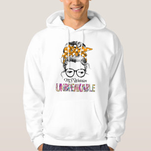 MS Awareness Ribbon Support Gifts Hoodie