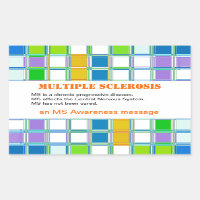 MS Awareness Stickers for Multiple Sclerosis