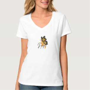 MS Awareness Tee – Ribbon & Butterfly Hope Symbol 