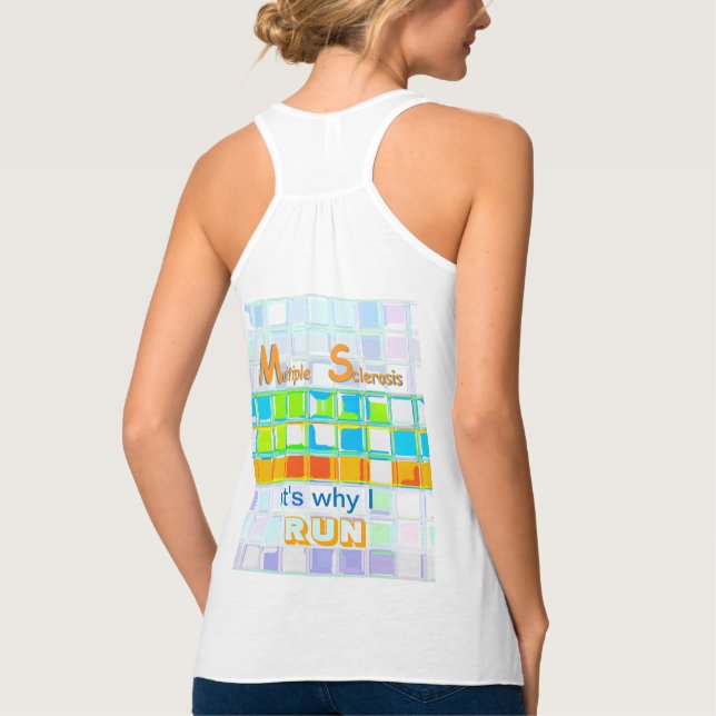 MS Awareness Tee Shirt ~ Custom Team Tshirts (Back)