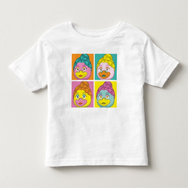 Ms. Birdy Pop Art Toddler T-Shirt (Front)