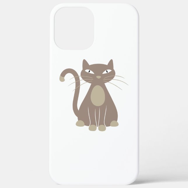 Ms Brown Cat Case-Mate iPhone Case (Back)