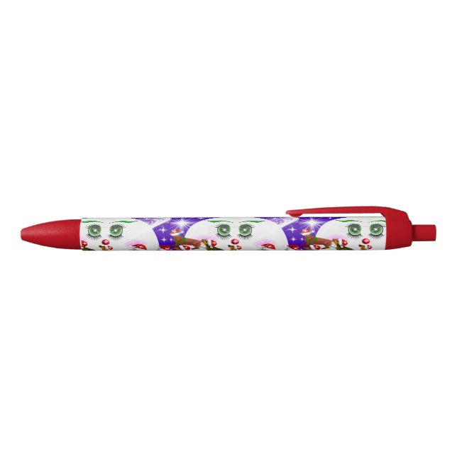 Ms. Christmas Moon Santa & Weenie Dogs Pen (Top)