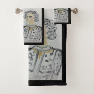 Ms Coco Famous Paris Designer Bath Towel Set