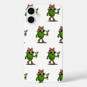 Ms. Cucumber Chic iPhone 16 Plus Case
