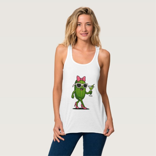 Ms. Cucumber Chic Singlet (Front Full)