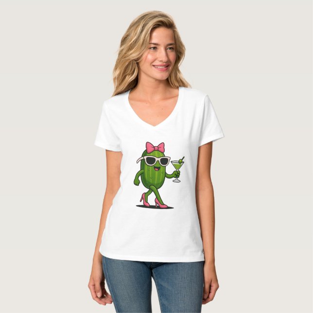 Ms. Cucumber Chic T-Shirt (Front Full)