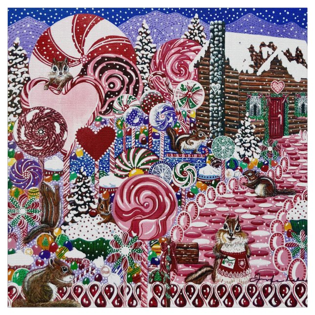 Ms.Elizabeths Candy Land Fabric (Swatch)