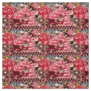 "Ms. Elizabeth's Peppermint World" Fabric