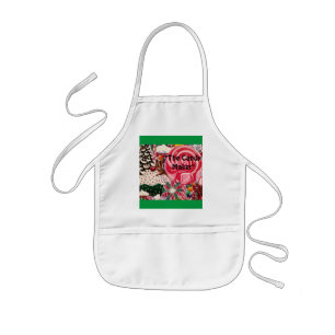 "Ms Elizabeth's Peppermint World" Kids Apron