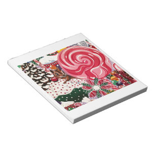 "Ms Elizabeth's Peppermint World" Notepad