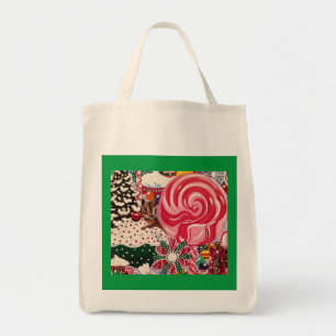 "Ms Elizabeth's Peppermint World" Tote Bag