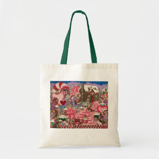 Ms. Elizabeth's Peppermint World" Tote Bag