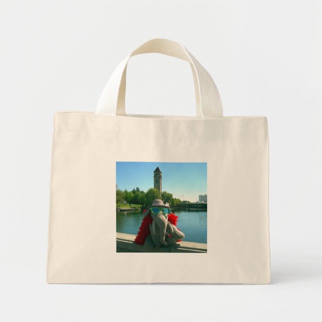 Ms Ella at the park Mini Tote Bag (Front)